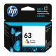 HP #63 Tri Colour Ink Cartridge F6U61AA